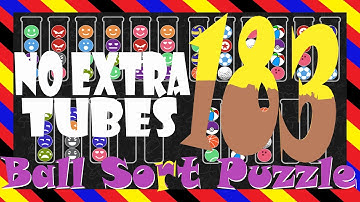 Ball Sort Puzzle Level  183😂No Extra Tubes😂Game Walkthrough😘