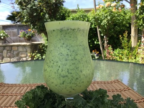 how-to-make-sweet-kale-smoothie-healthy-food-recipes
