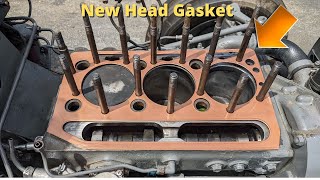 Replacing the Head Gasket on a Massey Ferguson 35 Diesel