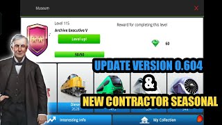 NEWS UPDATE VERSION 0.604/2022 & NEW CONTRACTOR SEASONAL TRAINSTATION RAILROAD TYCOON screenshot 1