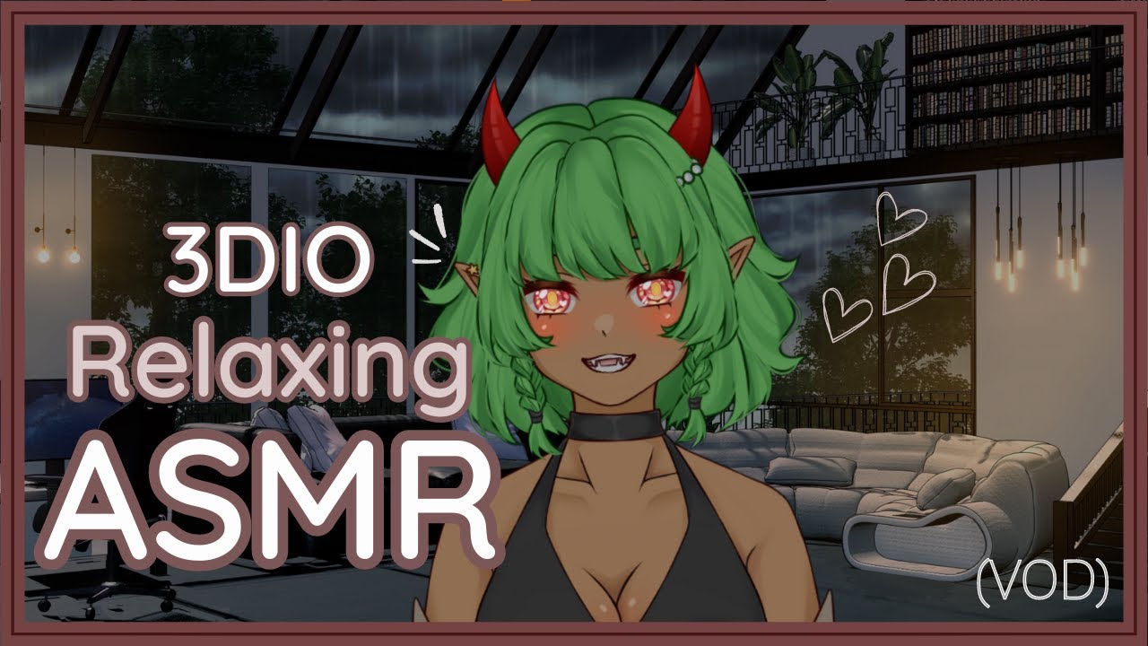 【3DIO】ASMR Let me rub that ear and give YOU some sweet tappings