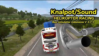 Share❗Kodename Sound HELIKOPTER RACING❗BUSSID V 3.7.1
