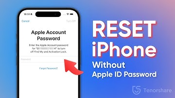 [2 Ways] How to Reset iPhone without Apple ID Password - 2025