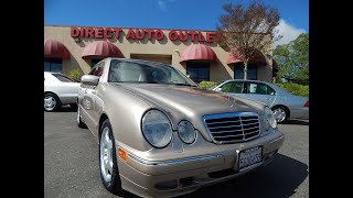 2001 Mercedes Benz E430 W210 sedan in depth walk around video review!