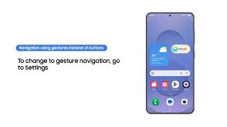 Navigate with gestures instead of buttons | Galaxy AI | Samsung