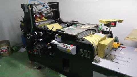 Envelope pasting machine / envelope making machine/ how to make pocket envelope ZD-420