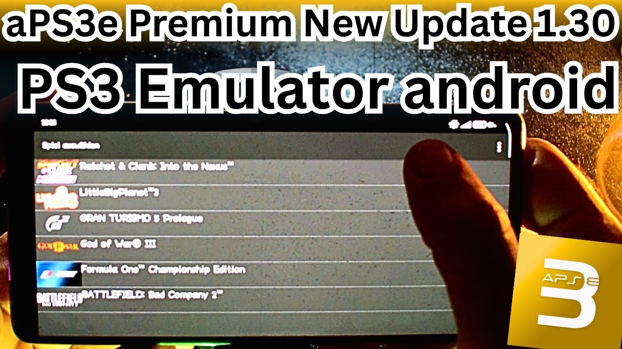 aPS3e Premium - New Update 1.30 - PS3 Emulator android Gameplay / test ...