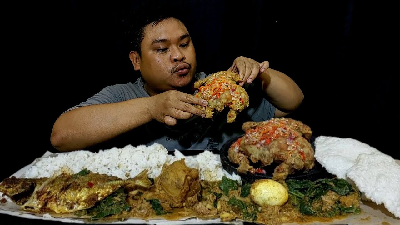 PEDAS NYA BIKIN NANGIS NASI PADANG AYAM JONTOR UTUH...