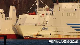 ÅDAN Arriving For Service At Mariehamn 11 January 2024 by MrFinlandsuomi 1,651 views 3 months ago 3 minutes, 52 seconds