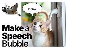 ⭐ ULTIMATE: Gimp: How to Make an Oval Text Balloon or Speech Bubble | 2025