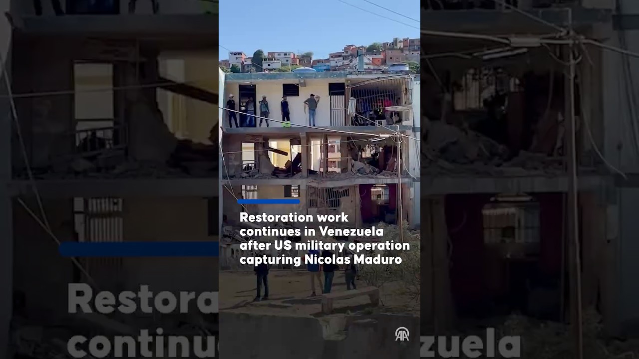Restoration work continues in Venezuela after US military operation capturing Nicolas Maduro