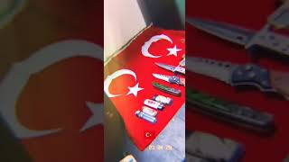 Türk Bayraklı Ve Bicakli Ses Sistemli Fake Snap