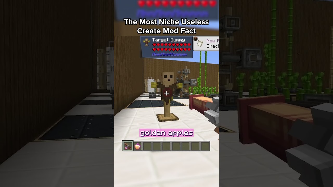 The most NICHE Useless Create Mod Fact #minecraft #createmod