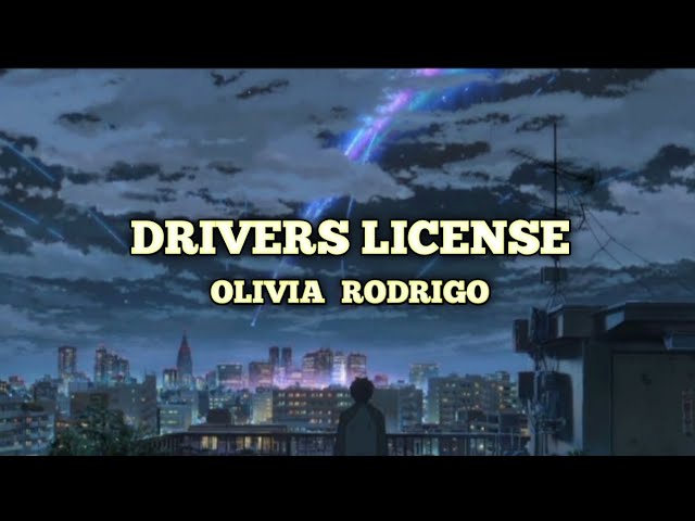 Nightcore -driver lincense Olivia rodrigo (lyrics) class=