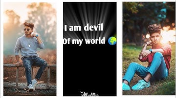 I am devil of my world || kinemaster new video editing 2021 || new video editing