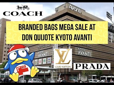 Branded Bags Mega Sale at Don Quijote Kyoto
