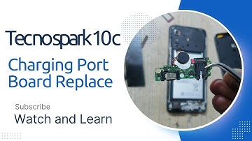 Tecno Spark 10 C Charging Port Board Replacement