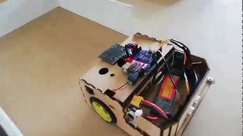 Robot resuelve laberintos arduino y sensores ultrasonicos
