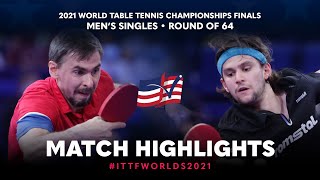 Kirill Skachkov vs Cristian Pletea | 2021 World Table Tennis Championships Finals | MS | R64
