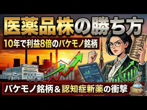 【200兆円市場】今仕込むべき医薬品株3選！中外製薬・エーザイ・サンバイオを徹底解説