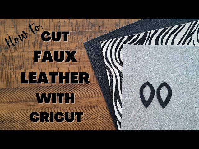 A gulde to Cutting Faux Leather on your Cricut Maker with Maisie Moo