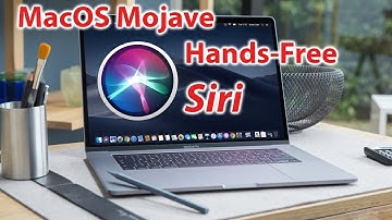 MacOS Mojave: Enable Hands Free Siri 2018