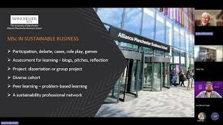 MSc Sustainable Business at AMBS Webinar