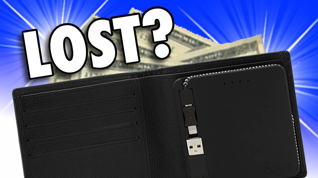 ORBIT WALLET - Bluetooth Item Finder,  Rechargeable Battery, & RFID Wallet