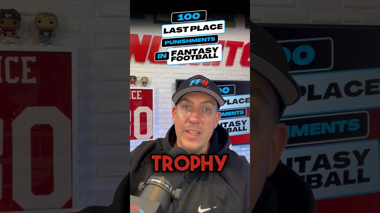 Last Place Trophy in Fantasy Football as a Punishment- 