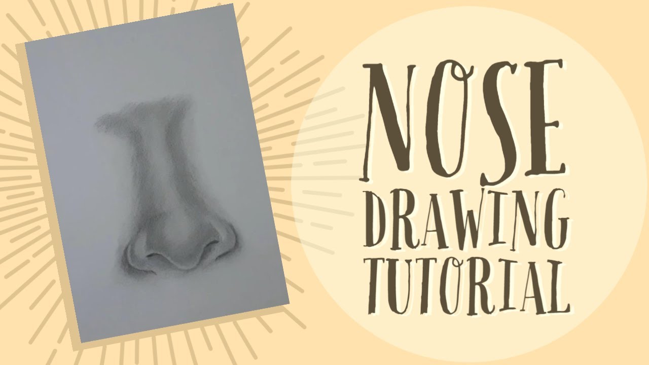 Easiest Nose Drawing  tutorial [Part 1]|| Learn Pencil Shading