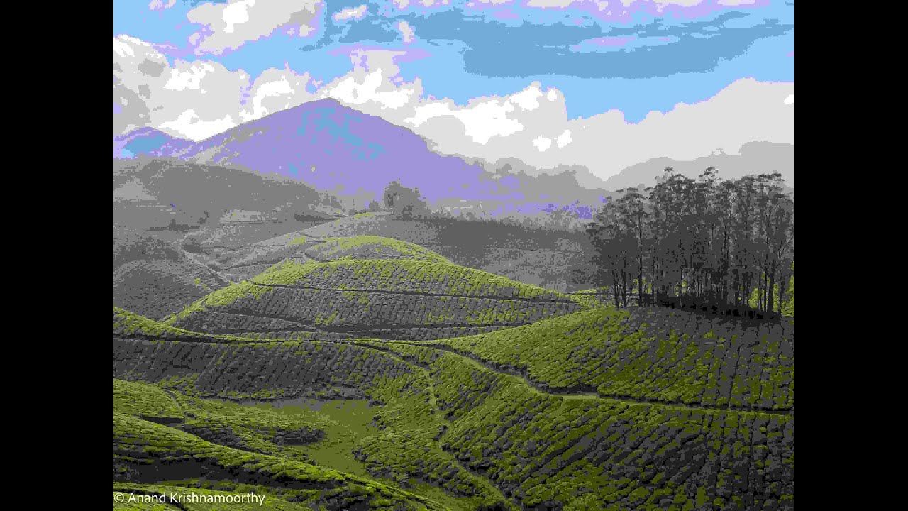 Green Hills and Dancing Fire | Munnar Kerala 4K - V68