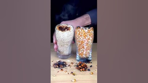 Melting Rice and Corn with a 1000°C Ball 😱!#satisfying #asmr #experiment #science 1h