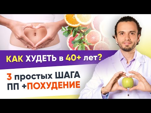 Как похудеть женщине в 40+ лет? Похудение после 40 лет без диет и спорта | Андрей Никифоров 12+