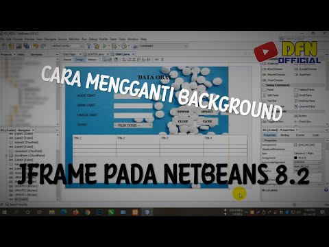 [TUTORIAL] CARA MENGGANTI BACKGROUND JFRAME DI NETBEANS 8.2