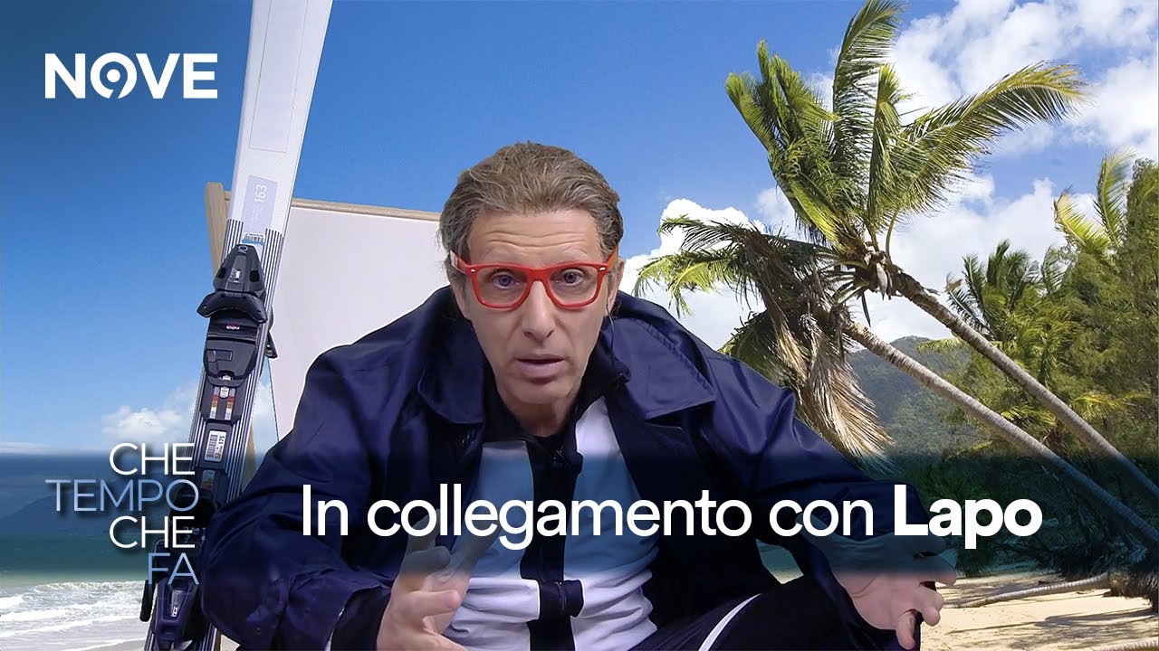 Lapo in collegamento dalle Maldive | Che tempo che fa