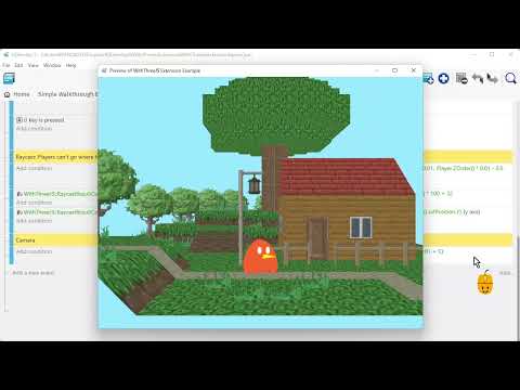 3D extension for GDevelop. Version 0.3.2 is released.