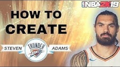 NBA 2K19: Steven Adams Face Creation Build Step By Step