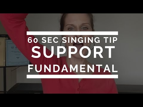 60 Second Singing Tip: Support Fundamental | Arden Kaywin Vocal Studio