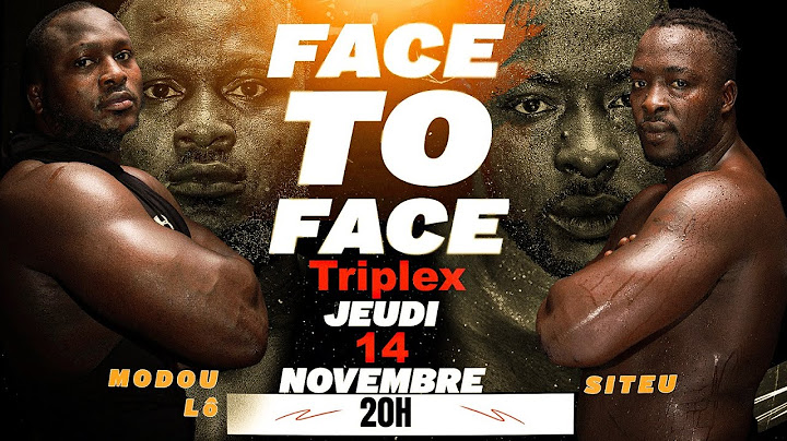 🛑Direct - Face-à-Face Modou Lô vs Siteu en triplex sur Lutte TV