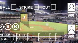 UI Display Augmented Reality Baseball
