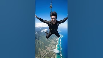 AI is cool 🔥🪂.   comment for prompt. #ai #photography #skydiving #imagination #gemini #awesomeshots