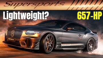 2026 Bentley Continental GT Supersports – The Lightest, Fastest, Purest Bentley Ever Made