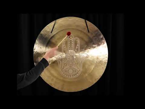 34" Hamsa Brisk Wind Gong (#HAM729) - Example - Gongs Unlimited