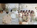【妊娠９ヶ月】ベビーシャワーの当日密着🥂サプライズ | 女の子baby | プレゼント