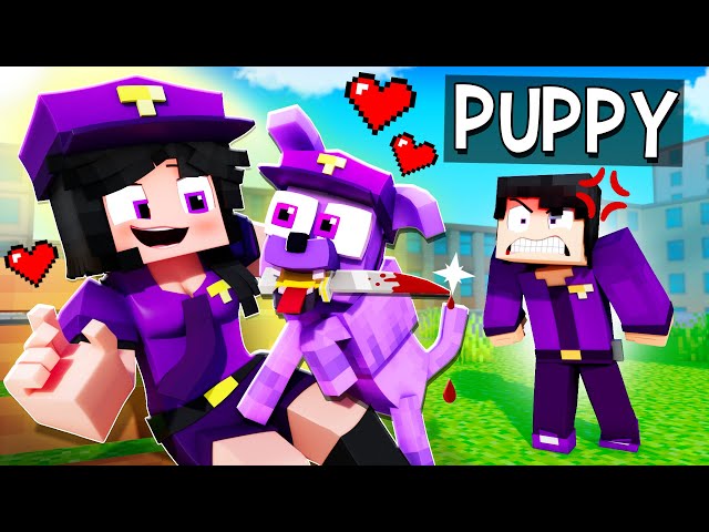 PURPLE GIRL'S DOG vs PURPLE GUY - Animation class=