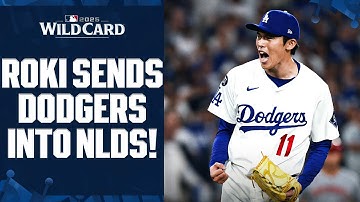 Roki Sasaki and the Dodgers are advancing to the NLDS! (Final 3 outs) 😳 | 佐々木朗希ハイライト