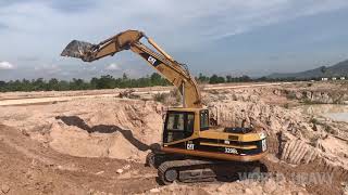 CAT 320BL Excavator Working