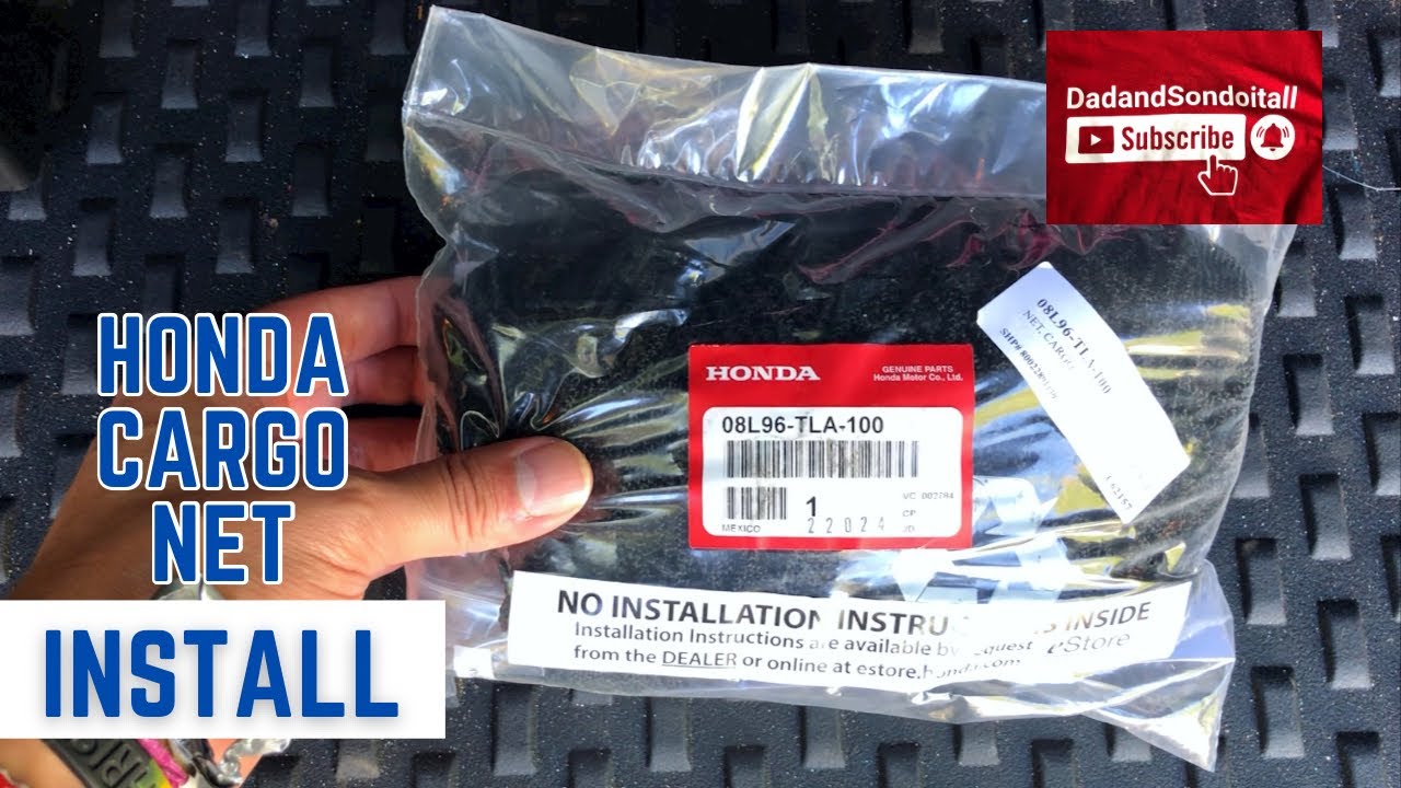 Honda CRV Cargo Net Install Full Opening and Install on 2022 Honda