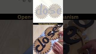 3D Printed Mechanical Design - Open Closed Door Hanger #cad #3ddesign #3dprinting