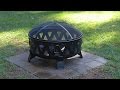 Installing a paver base for a metal fire pit